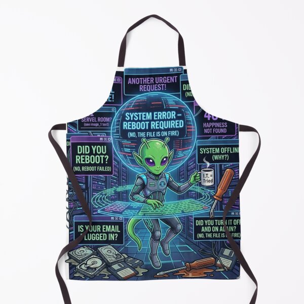 Item preview, VR Alien Sysadmin  Error Overload designed and sold by KurtByteStudio.