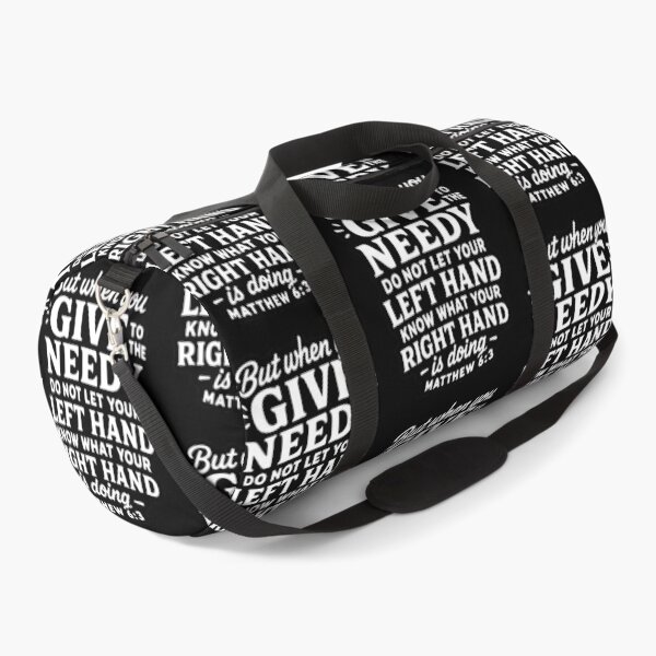 Item preview, Matthew 6:3 When You Give To The Needy Do Not Let Your Left Hand Know designed and sold by plushism.
