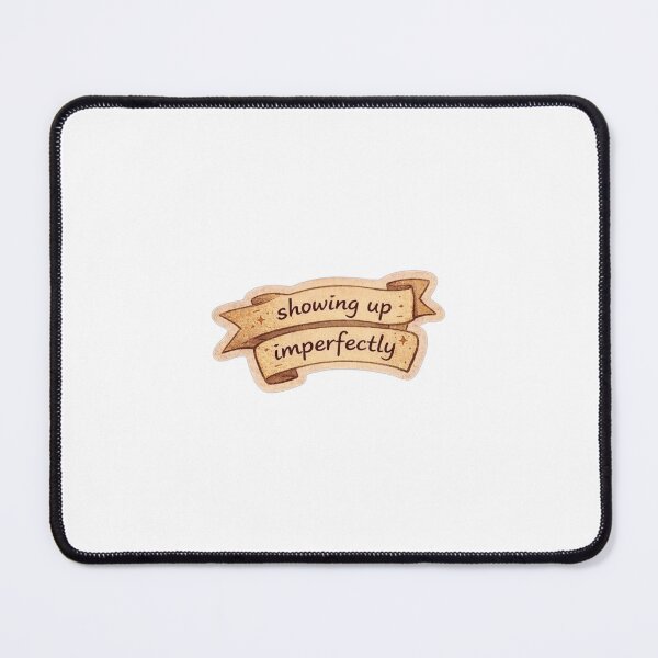 Item preview, Showing Up Imperfectly Sticker – Christian Faith Encouragement designed and sold by Tiny Being Studio.