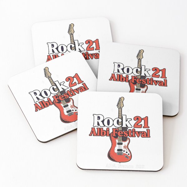 Item preview, Rock 21 Albi Festival Guitar Shirt – Vintage Rock Music Festival Design – Albi France Rock Concert Graphic Tee designed and sold by Sushikidsntod.