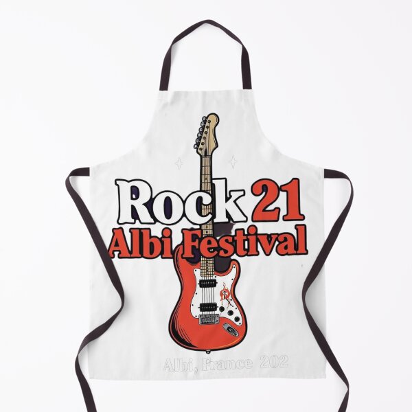 Item preview, Rock 21 Albi Festival Guitar Shirt – Vintage Rock Music Festival Design – Albi France Rock Concert Graphic Tee designed and sold by Sushikidsntod.