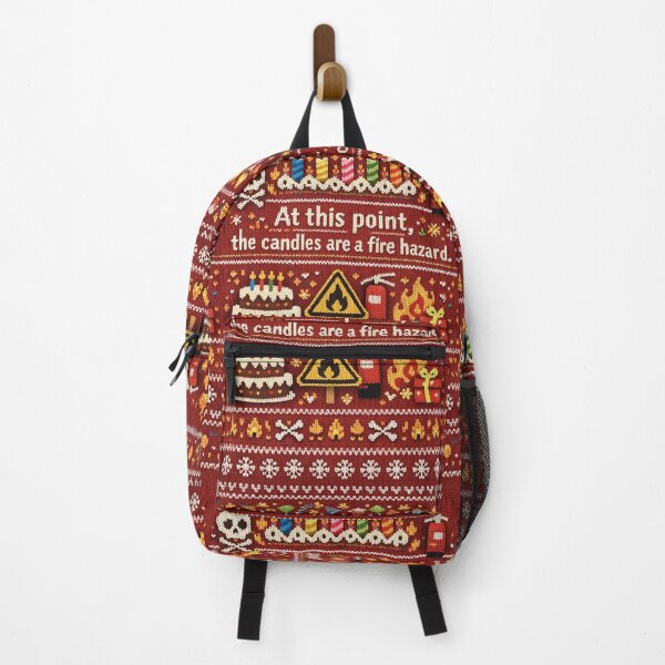 Item preview, Fire Hazard Birthday Funny Ugly Sweater Design designed and sold by Mauswohn.