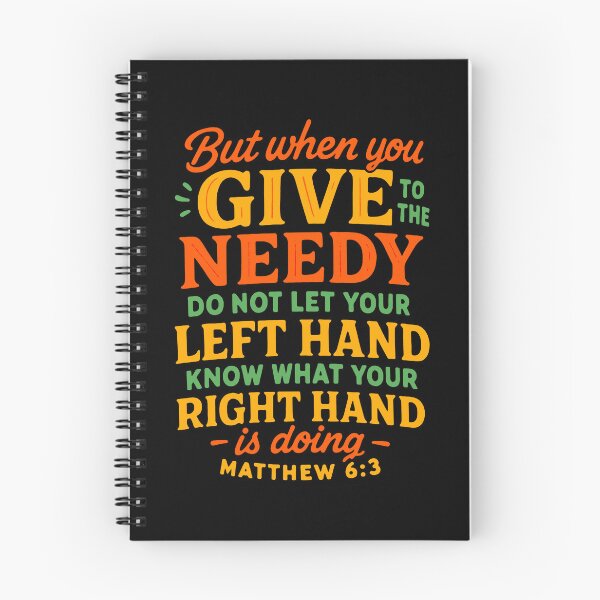 Item preview, Matthew 6:3 When You Give To The Needy Do Not Let Your Left Hand Know designed and sold by plushism.