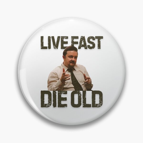 Item preview, Live fast die old Brent Quote designed and sold by UNK-Fatigues.