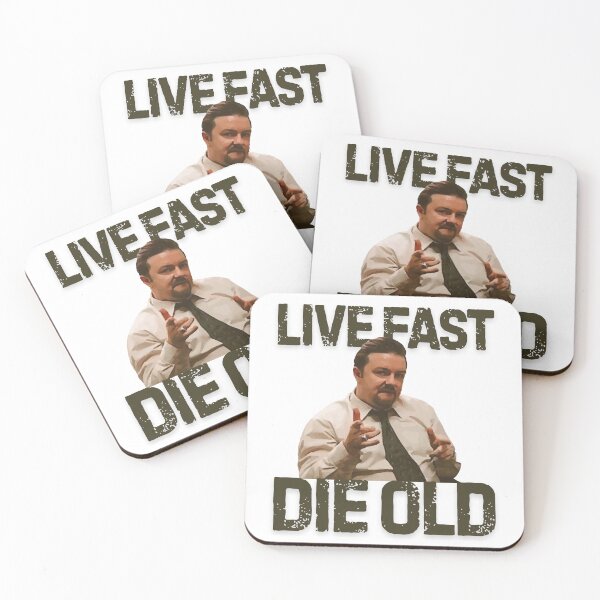 Item preview, Live fast die old Brent Quote designed and sold by UNK-Fatigues.