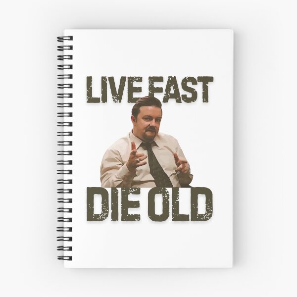 Item preview, Live fast die old Brent Quote designed and sold by UNK-Fatigues.