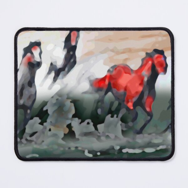 Item preview, Horses running toward us through water designed and sold by Ontoland.