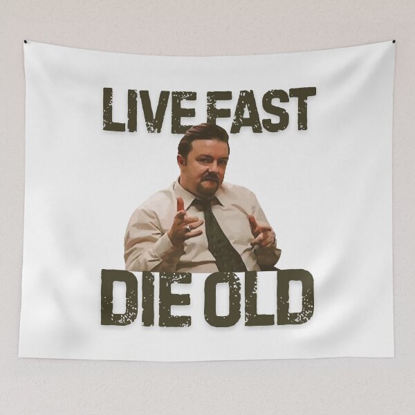 Item preview, Live fast die old Brent Quote designed and sold by UNK-Fatigues.