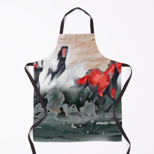 Item preview, Horses running toward us through water designed and sold by Ontoland.