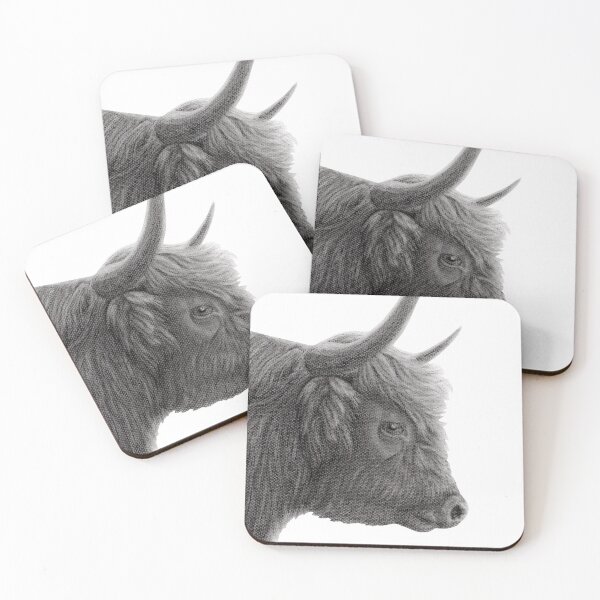 Item preview, Farm Animals Highland Cow designed and sold by Kayla Outhred Artist .