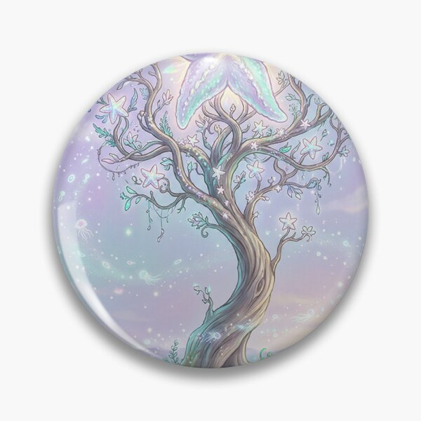 Item preview, Enchanted Star Tree with Castle – Magical Fantasy Landscape designed and sold by Herzbaumatelier.