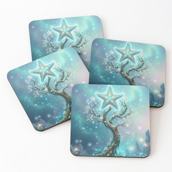 Item preview, Luminous Star Tree – Mystical Underwater Fantasy World designed and sold by Herzbaumatelier.