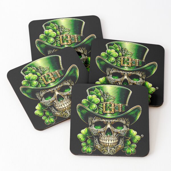 Item preview, St Patricks Day Skull Irish Holiday Celebration designed and sold by SanTiOmal.