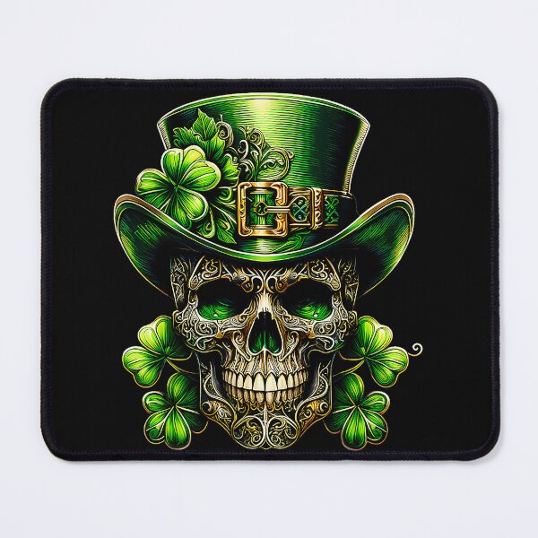 Item preview, St Patricks Day Skull Irish Holiday Celebration designed and sold by SanTiOmal.