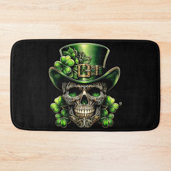 Item preview, St Patricks Day Skull Irish Holiday Celebration designed and sold by SanTiOmal.