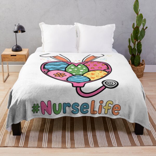 Item preview, Cute Easter Nurse Heart – Kawaii Nurse Life Bunny Design designed and sold by PixelVibe782.