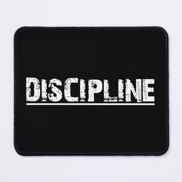 Item preview, DISCIPLINE Bold Typography Shirt | Fitness Motivation Apparel designed and sold by Oddly Yours Goods.