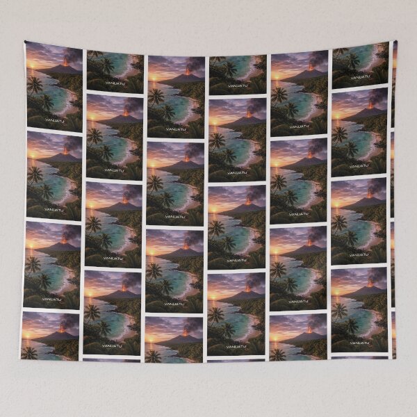Item preview, Vanuatu Travel Art designed and sold by Thistle-TShop.