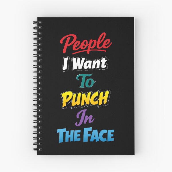 Item preview, People I Want To Punch In The Face designed and sold by MarkColeImaging.