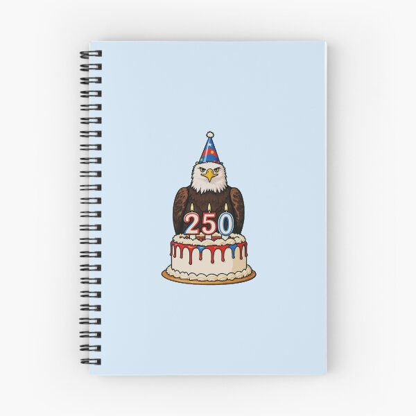Aperçu de l'œuvre Aigle avec gâteau d'anniversaire créée et vendue par Lisa Bittinger.