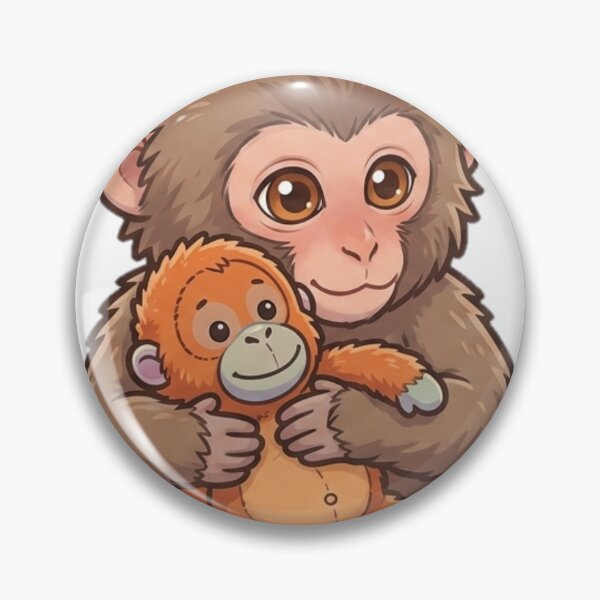 Item preview, Panchi-kun the Baby Macaque Hugging Plush Orangutan – Viral Cute Monkey Comfort Story | Punch monkey  designed and sold by Fandom Universe.