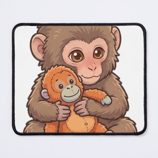 Item preview, Panchi-kun the Baby Macaque Hugging Plush Orangutan – Viral Cute Monkey Comfort Story | Punch monkey  designed and sold by Fandom Universe.