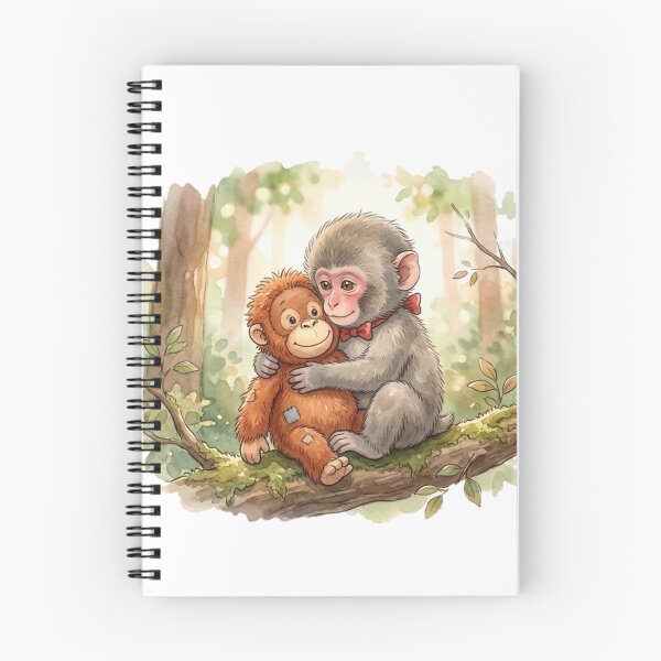 Item preview, Panchi-kun the Baby Macaque Hugging Plush Orangutan – Viral Cute Monkey Comfort Story Sticker designed and sold by Fandom Universe.