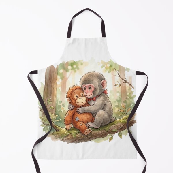 Item preview, Panchi-kun the Baby Macaque Hugging Plush Orangutan – Viral Cute Monkey Comfort Story Sticker designed and sold by Fandom Universe.