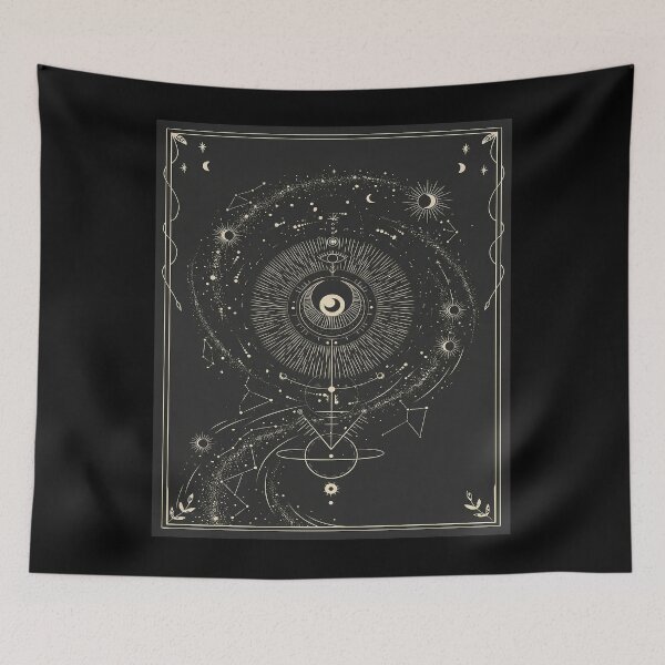 Item preview, Celestial Eye and Cosmic Swirl designed and sold by ChiqueAvenue.