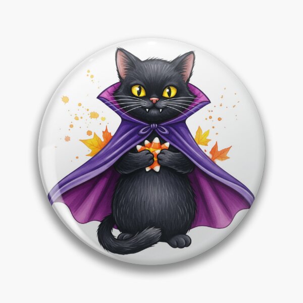 Item preview, Cute Vampire Cat Halloween designed and sold by KrisGraphic45.