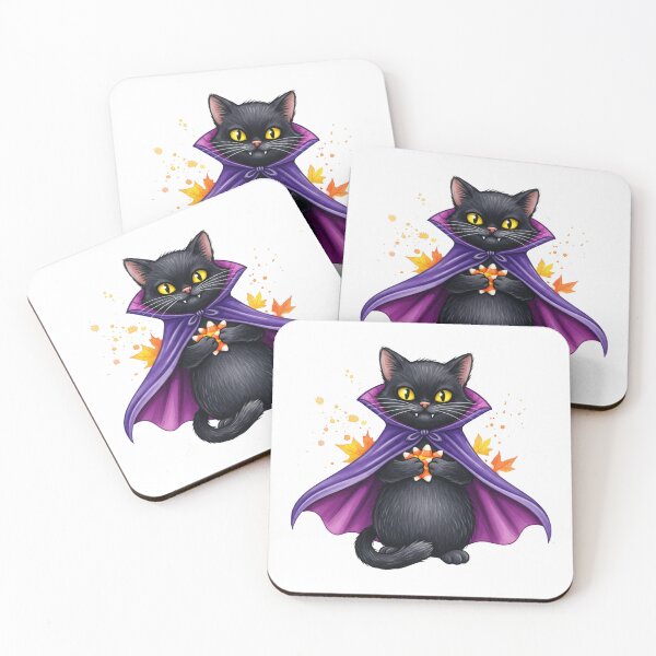 Item preview, Cute Vampire Cat Halloween designed and sold by KrisGraphic45.