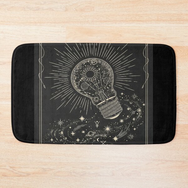 Item preview, Cosmic Light Bulb Illustration designed and sold by ChiqueAvenue.