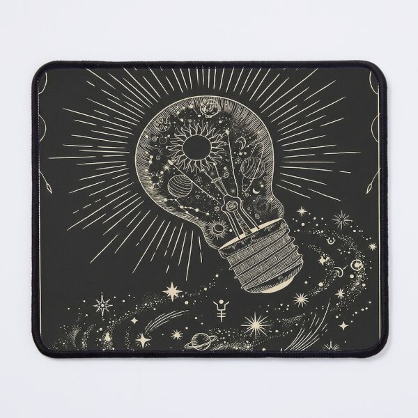 Item preview, Cosmic Light Bulb Illustration designed and sold by ChiqueAvenue.