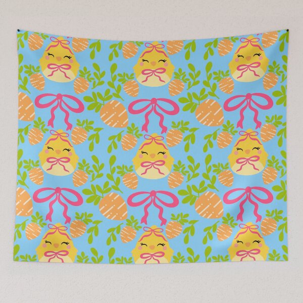 Item preview, Chicken Ribbon and Carrot Pattern designed and sold by foundthenat.