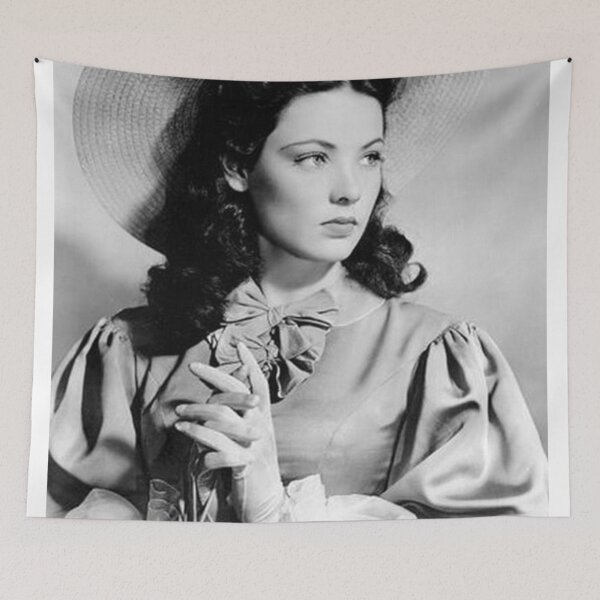 Item preview, Gene Tierney During the Filming of â Belle Starrâ (1941) designed and sold by loismalfin.