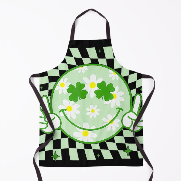 Item preview, Groovy Retro St Patricks Day Smiley Peace Sign designed and sold by SanTiOmal.