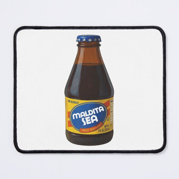 Item preview, Maldita Sea | Malta Goya Puerto Rican Humor Sticker (no background) designed and sold by Hard Copy Goods.