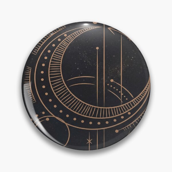 Item preview, Celestial Geometric Moon and Stars designed and sold by ChiqueAvenue.