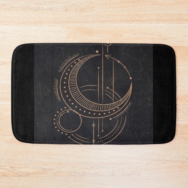 Item preview, Celestial Geometric Moon and Stars designed and sold by ChiqueAvenue.