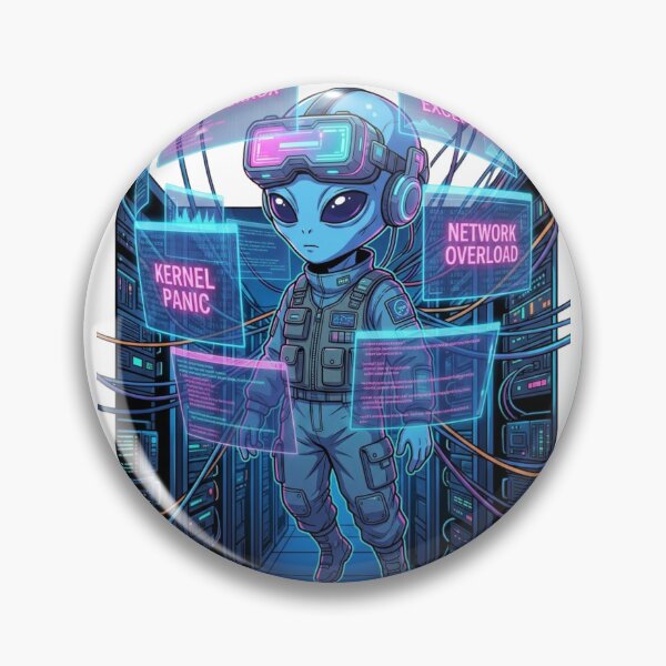 Item preview, VR Alien Sysadmin  Error Overload designed and sold by KurtByteStudio.