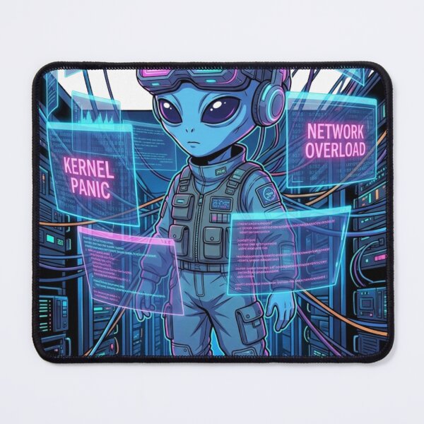 Item preview, VR Alien Sysadmin Error Overload designed and sold by KurtByteStudio.