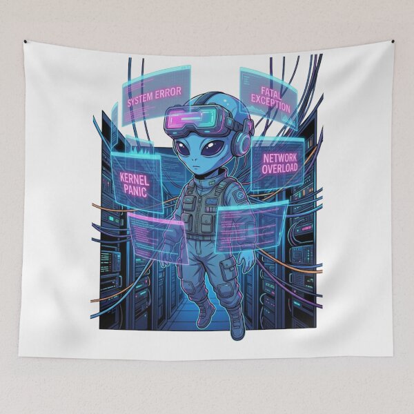 Item preview, VR Alien Sysadmin  Error Overload designed and sold by KurtByteStudio.