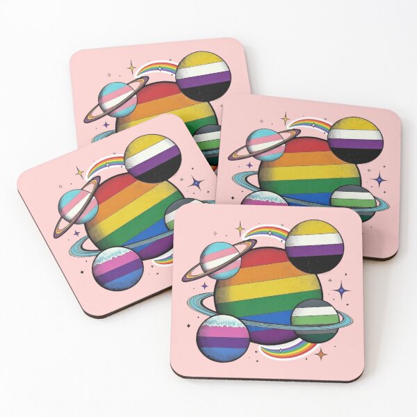 Item preview, Pride Universe – LGBTQ+ Flag Planets & Space Diversity designed and sold by ChaosModeArt.