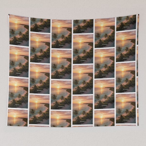 Item preview, Tuvalu Travel Art designed and sold by Thistle-TShop.