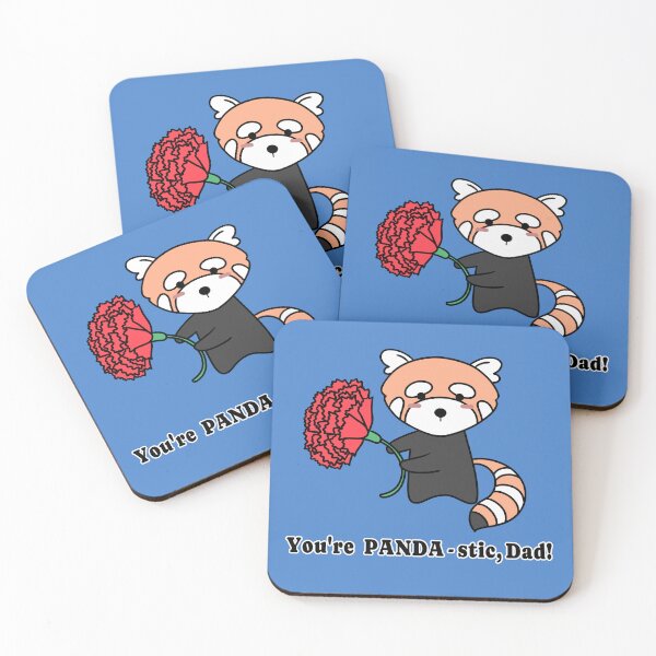 Item preview, Funny Father's Day Red Panda - You're PANDA-stic, Dad! designed and sold by ubborn.
