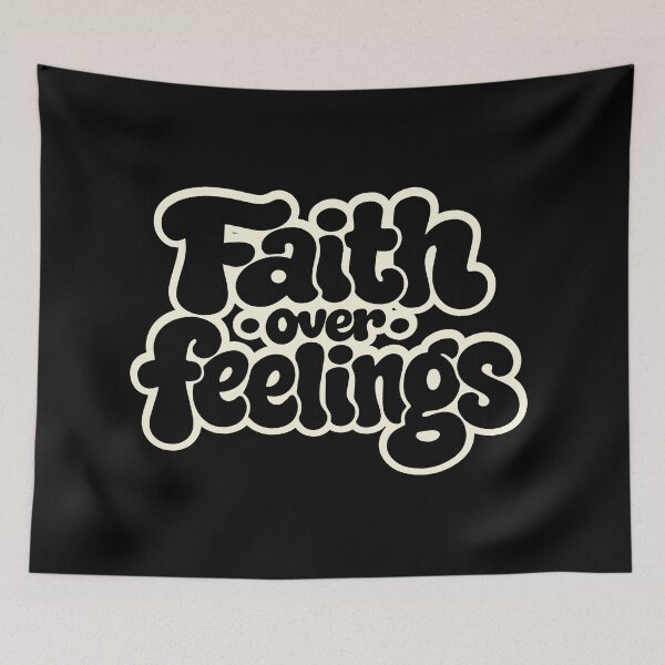Item preview, Faith Over Feelings – Christian Faith designed and sold by Verse & Vibes.
