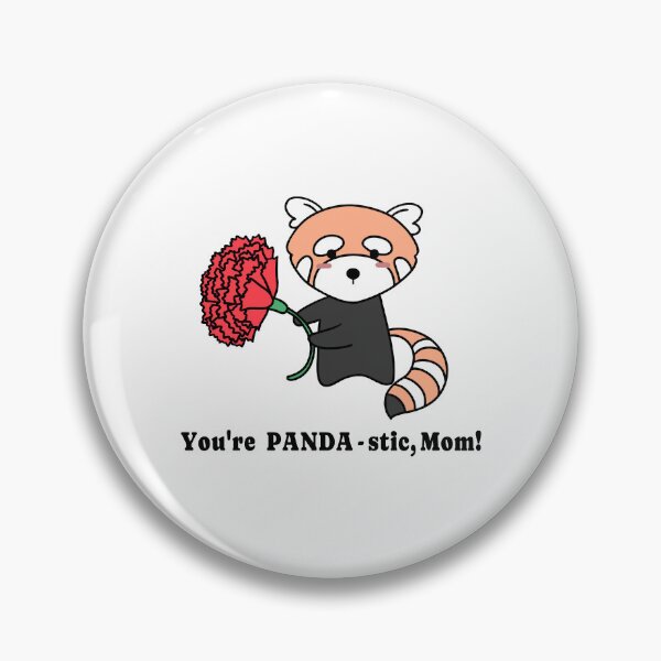 Item preview, Funny Mother's Day Red Panda - You're PANDA-stic, Mom! designed and sold by ubborn.