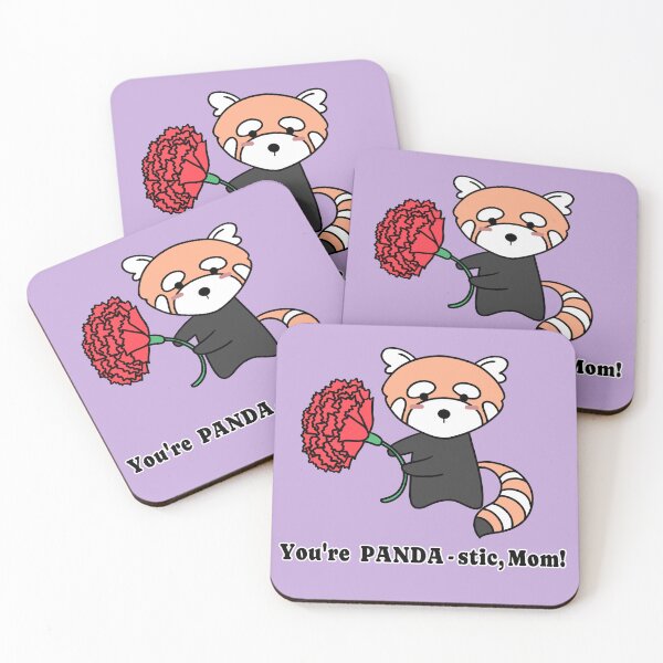 Item preview, Funny Mother's Day Red Panda - You're PANDA-stic, Mom! designed and sold by ubborn.
