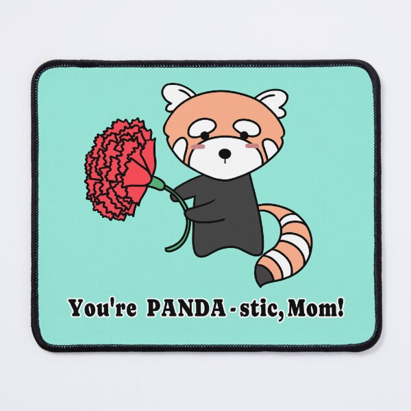 Item preview, Funny Mother's Day Red Panda - You're PANDA-stic, Mom! designed and sold by ubborn.