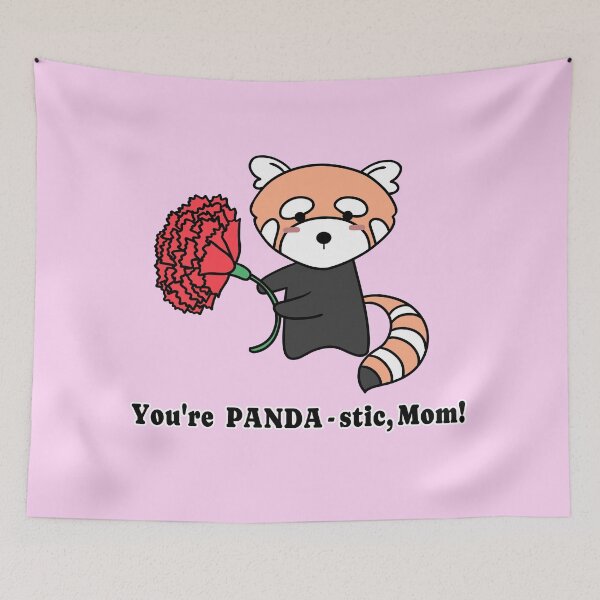 Item preview, Funny Mother's Day Red Panda - You're PANDA-stic, Mom! designed and sold by ubborn.